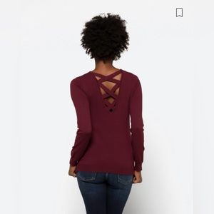 Love Ellie Mia Back Detail Sweater